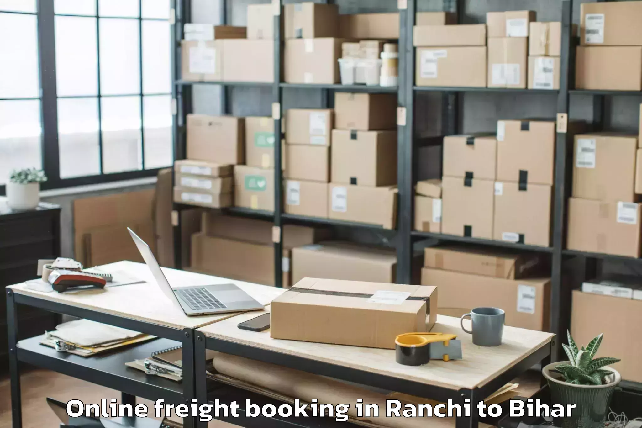 Trusted Ranchi to Shergarh Online Freight Booking